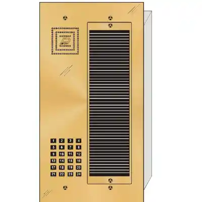 BS-024 Bravo™ Solid Polished Brass
Apartment Lobby Panel  