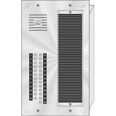 CS-025 CENTURION™ Stainless Steel
Apartment Lobby Panel  