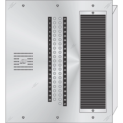 CS-041 CENTURION™ Stainless Steel
Apartment Lobby Panel  