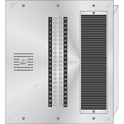 CS-042 CENTURION™ Stainless Steel
Apartment Lobby Panel  