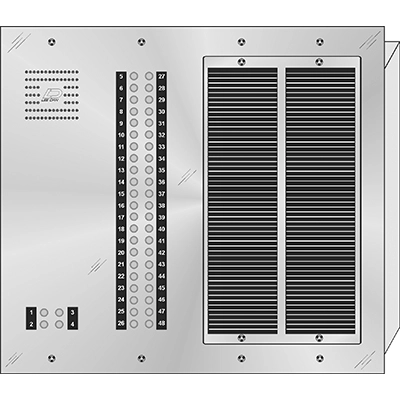 CS-048 CENTURION™ Stainless Steel
Apartment Lobby Panel  