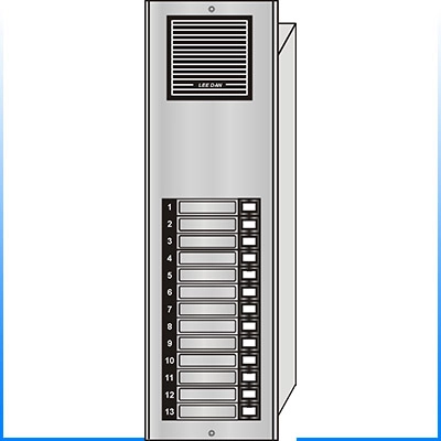 ES-013 Style 'E' Apartment Intercom Lobby Panel 