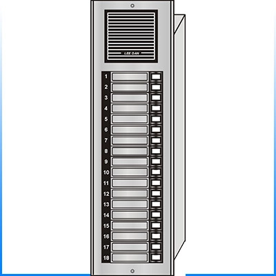 ES-018 Style 'E' Apartment Intercom Lobby Panel 