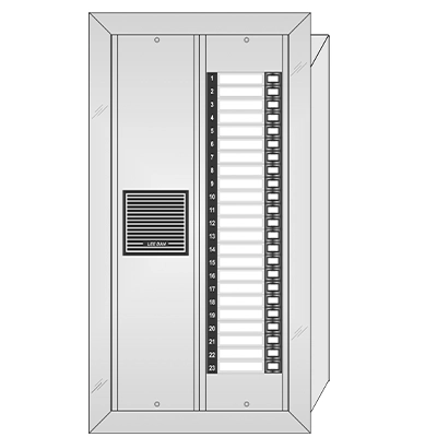 ES-023 Style 'E' Apartment Intercom Lobby Panel 