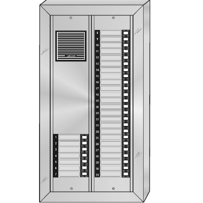 ES-031S Style 'E' Apartment Intercom Lobby Panel 