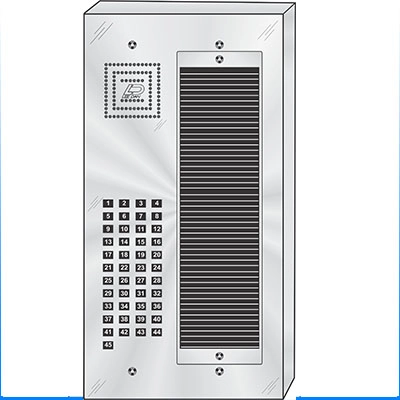 MS-045S MILLENNIUM Stainless Steel
Apartment Lobby Panel  