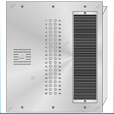 QS-040 QUANTUM™ Stainless Steel
Apartment Lobby Panel  