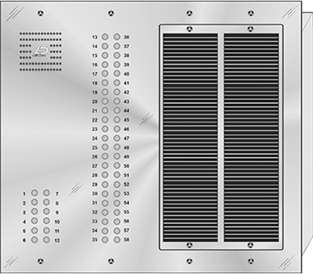 QS-058 QUANTUM™ Stainless Steel
Apartment Lobby Panel  