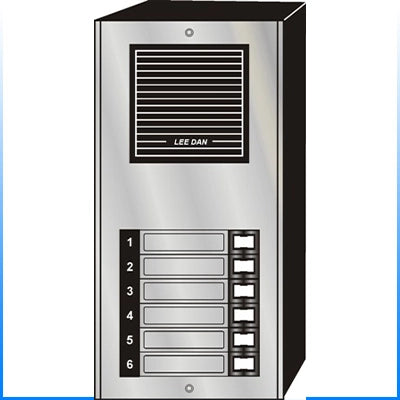 ES-006S 6 Button Surface Mount Style 'E'™ Economy Style Apartment Lobby Panel