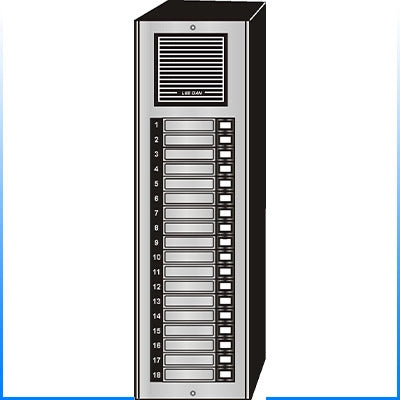 ES-018S 18 Button Surface Mount Style 'E'™ Economy Style Apartment Lobby Panel