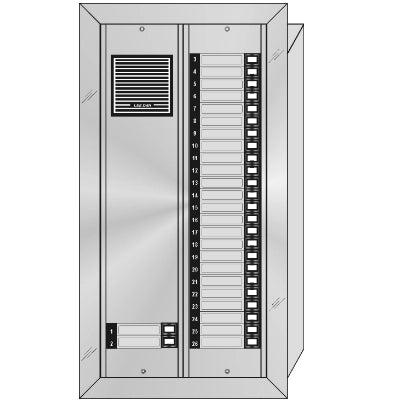 ES-026 26 Button Flush Mount  Style 'E'™ Economy Style Apartment Lobby Panel