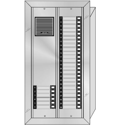 ES-030 30 Button Flush Mount  Style 'E'™ Economy Style Apartment Lobby Panel