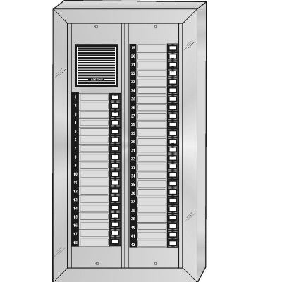 ES-042S 42 Button Surface Mount  Style 'E'™ Economy Style Apartment Lobby Panel