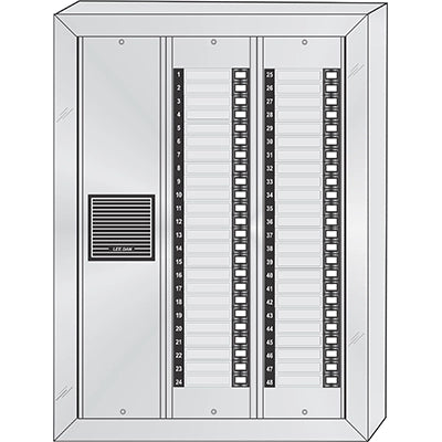 ES-048S 48 Button Surface Mount  Style 'E'™ Economy Style Apartment Lobby Panel