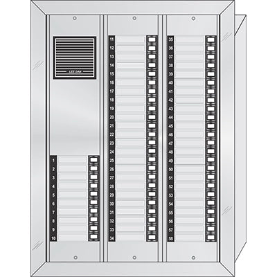 ES-058 58 Button Flush Mount  Style 'E'™ Economy Style Apartment Lobby Panel