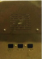 IR-445BR 5-Wire Surface Mount Solid Polished Brass Apartment Intercom Station