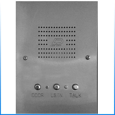 IR-464SS 4-Wire Flush Mount Stainless Steel Apartment Intercom Stations w/ Round Metal Buttons