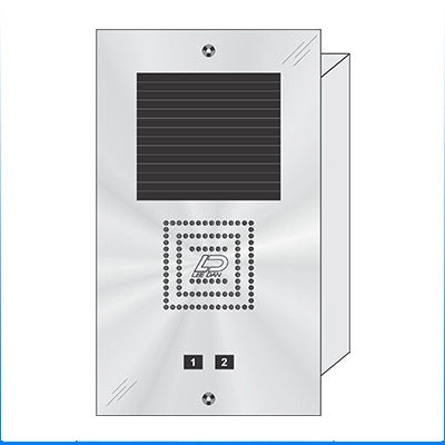 MS-002 2 Button Flush Mount  MILLENNIUM™ Stainless Steel Apartment Lobby Panel