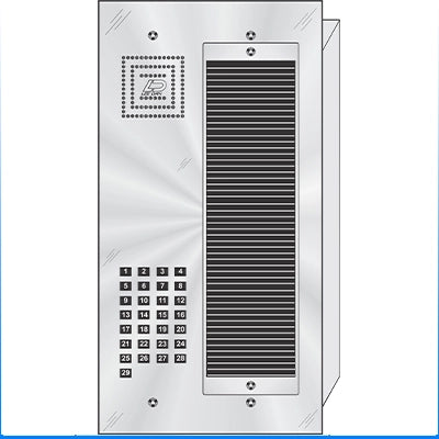 MS-029 29 Button Flush Mount  MILLENNIUM™ Stainless Steel Apartment Lobby Panel