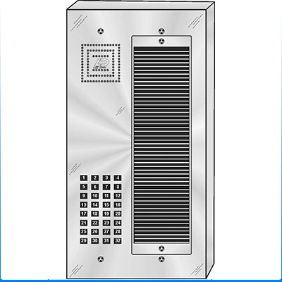 MS-032S 32 Button Surface Mount  MILLENNIUM™ Stainless Steel Apartment Lobby Panel