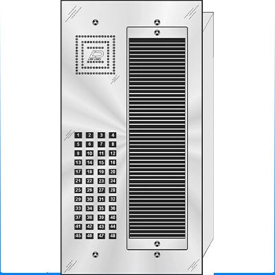 MS-048 48 Button Flush Mount  MILLENNIUM™ Stainless Steel Apartment Lobby Panel