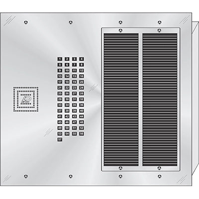 MS-057 57 Button Flush Mount  MILLENNIUM™ Stainless Steel Apartment Lobby Panel