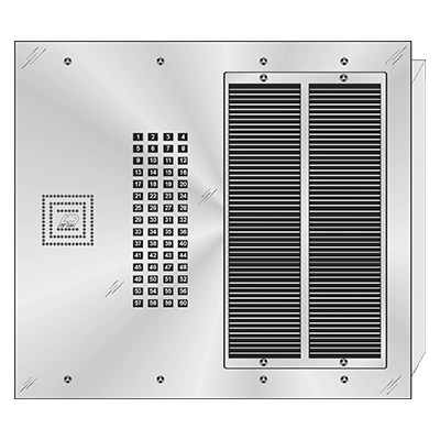 MS-060 60 Button Flush Mount  MILLENNIUM™ Stainless Steel Apartment Lobby Panel