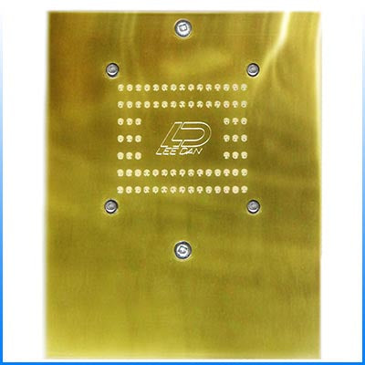OR-601BR Outdoor Solid Polished Brass Remote Station Elegant Polished Brass