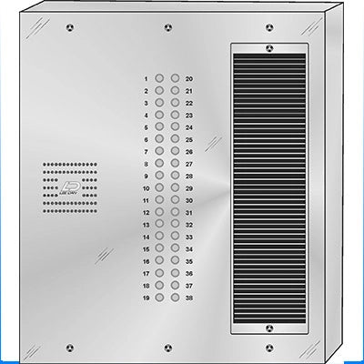 QS-038S 38 Button Surface Mount  QUANTUM™ Stainless Steel Apartment Lobby Panel