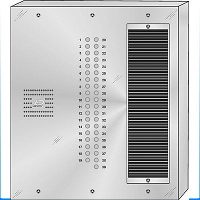 QS-039S 39 Button Surface Mount  QUANTUM™ Stainless Steel Apartment Lobby Panel