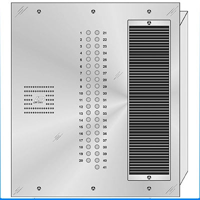 QS-041 41 Button Flush Mount  QUANTUM™ Stainless Steel Apartment Lobby Panel