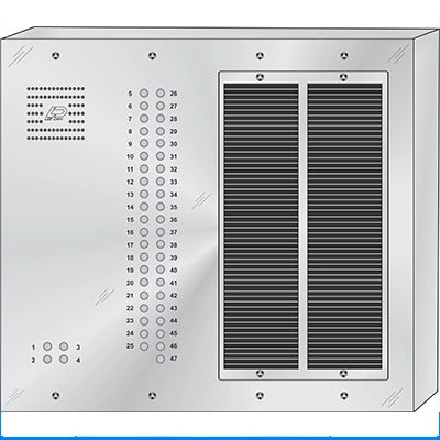 QS-047S 47 Button Surface Mount  QUANTUM™ Stainless Steel Apartment Lobby Panel