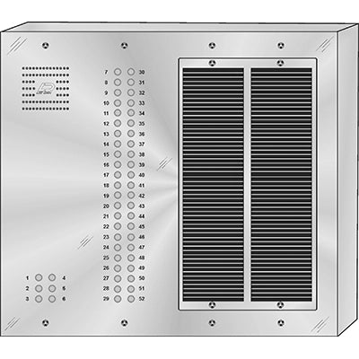 QS-052S 52 Button Surface Mount  QUANTUM™ Stainless Steel Apartment Lobby Panel