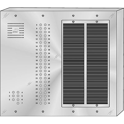 QS-053S 53 Button Surface Mount  QUANTUM™ Stainless Steel Apartment Lobby Panel