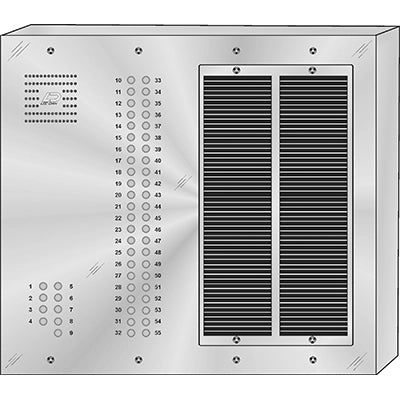 QS-055S 55 Button Surface Mount  QUANTUM™ Stainless Steel Apartment Lobby Panel