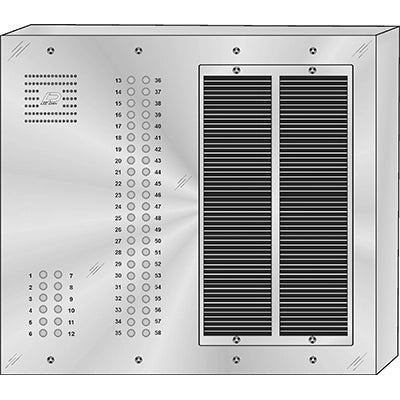 QS-058S 58 Button Surface Mount  QUANTUM™ Stainless Steel Apartment Lobby Panel