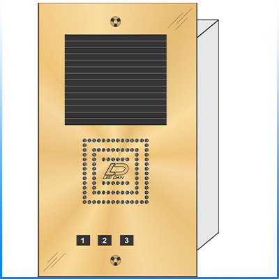 BS-003 Bravo™ Solid Polished Brass
Apartment Lobby Panel  