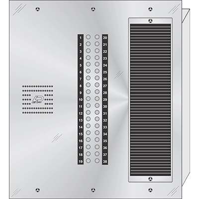 CS-038 CENTURION™ Stainless Steel
Apartment Lobby Panel  