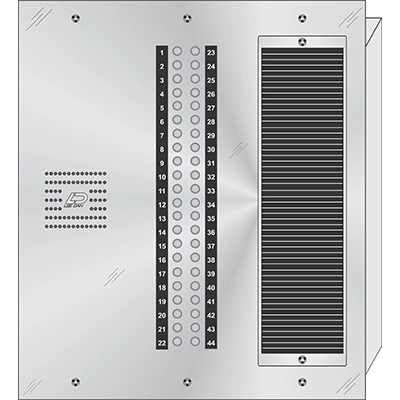 CS-044 CENTURION™ Stainless Steel
Apartment Lobby Panel  