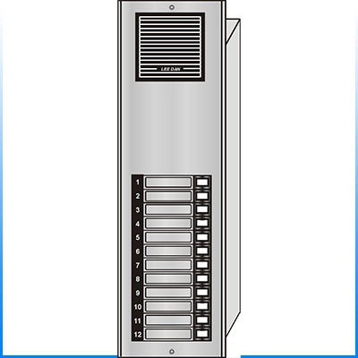 ES-012 Style 'E' Apartment Intercom Lobby Panel 