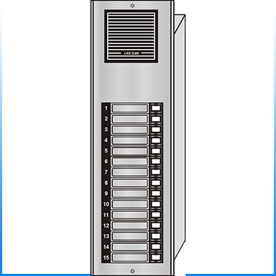 ES-015 Style 'E' Apartment Intercom Lobby Panel 