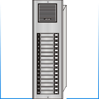 ES-016 Style 'E' Apartment Intercom Lobby Panel 