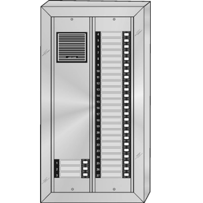 ES-027S Style 'E' Apartment Intercom Lobby Panel 