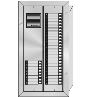 ES-032 Style 'E' Apartment Intercom Lobby Panel 