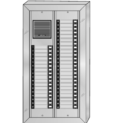 ES-041S Style 'E' Apartment Intercom Lobby Panel 