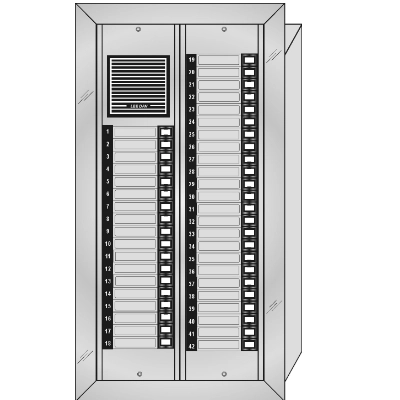 ES-042 Style 'E' Apartment Intercom Lobby Panel 