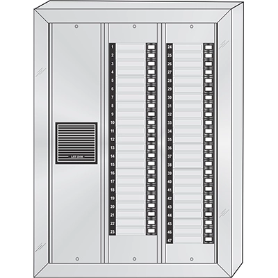 ES-047S Style 'E' Apartment Intercom Lobby Panel 