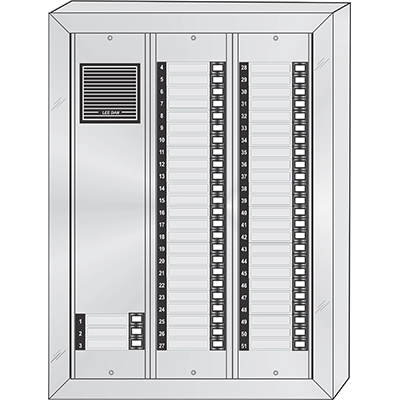 ES-051S Style 'E' Apartment Intercom Lobby Panel 