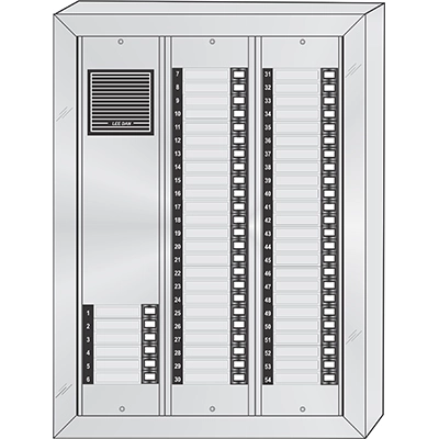 ES-054S Style 'E' Apartment Intercom Lobby Panel 