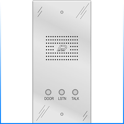 IR-423SS 3-Wire Oversized Apartment Intercom Station Stainless Steel Round Button - Quantum Style